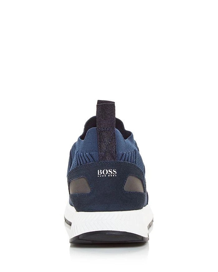 Hugo Boss Hugo Boss Men's Titanium Knit Low Top Sneakers 3