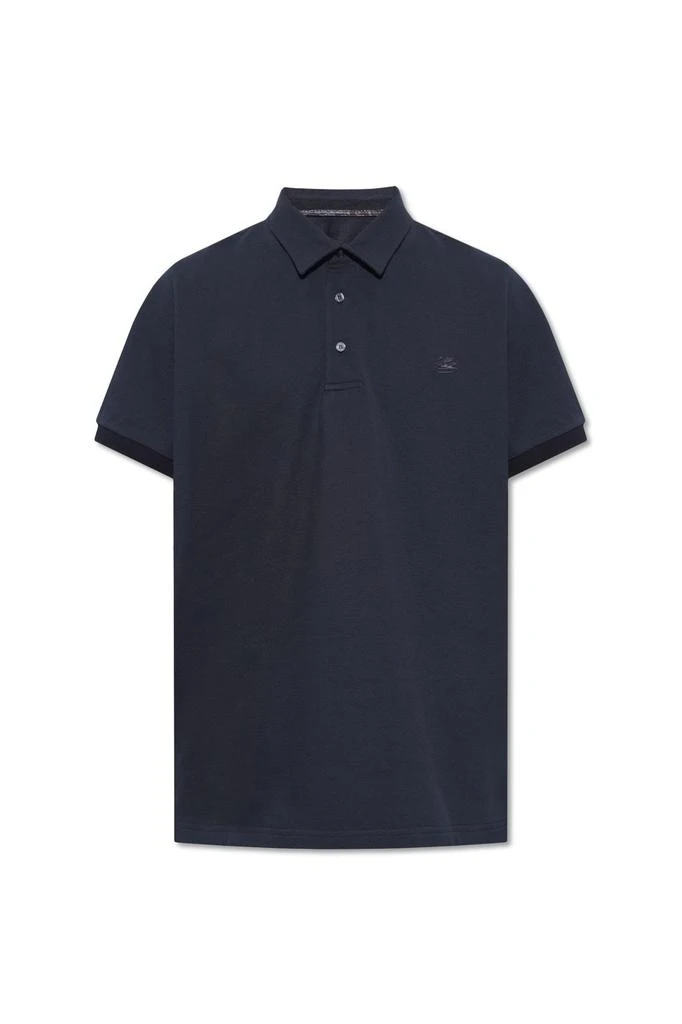 ETRO Etro Logo Embroidered Short-Sleeved Polo Shirt 1