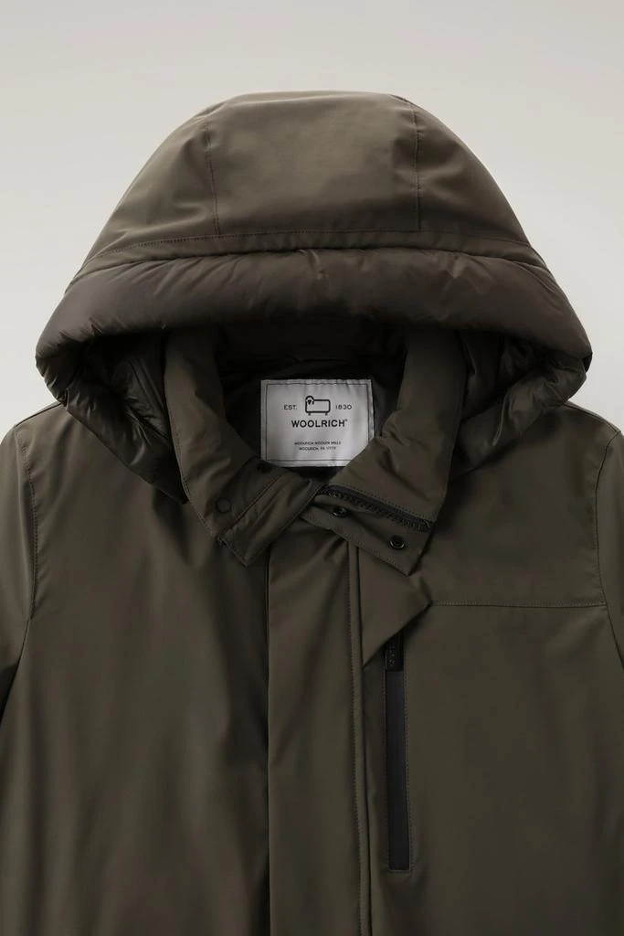 Woolrich Mountain Stretch Parka - Men - Green 2