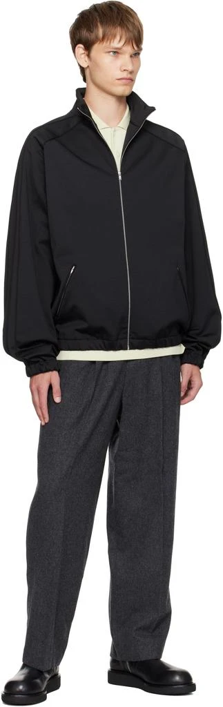 Jil Sander Black Zip Up Sweatshirt 4