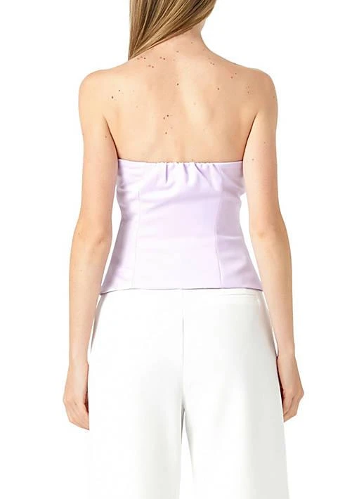 Endless Rose Rose Strapless Button Accent Corset 2