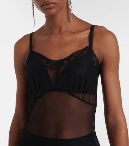 Simone Rocha Tulle-trimmed slip dress 4