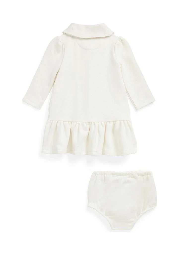 Ralph Lauren Baby Girls Nevis Fair Isle Shawl Cotton Dress 2