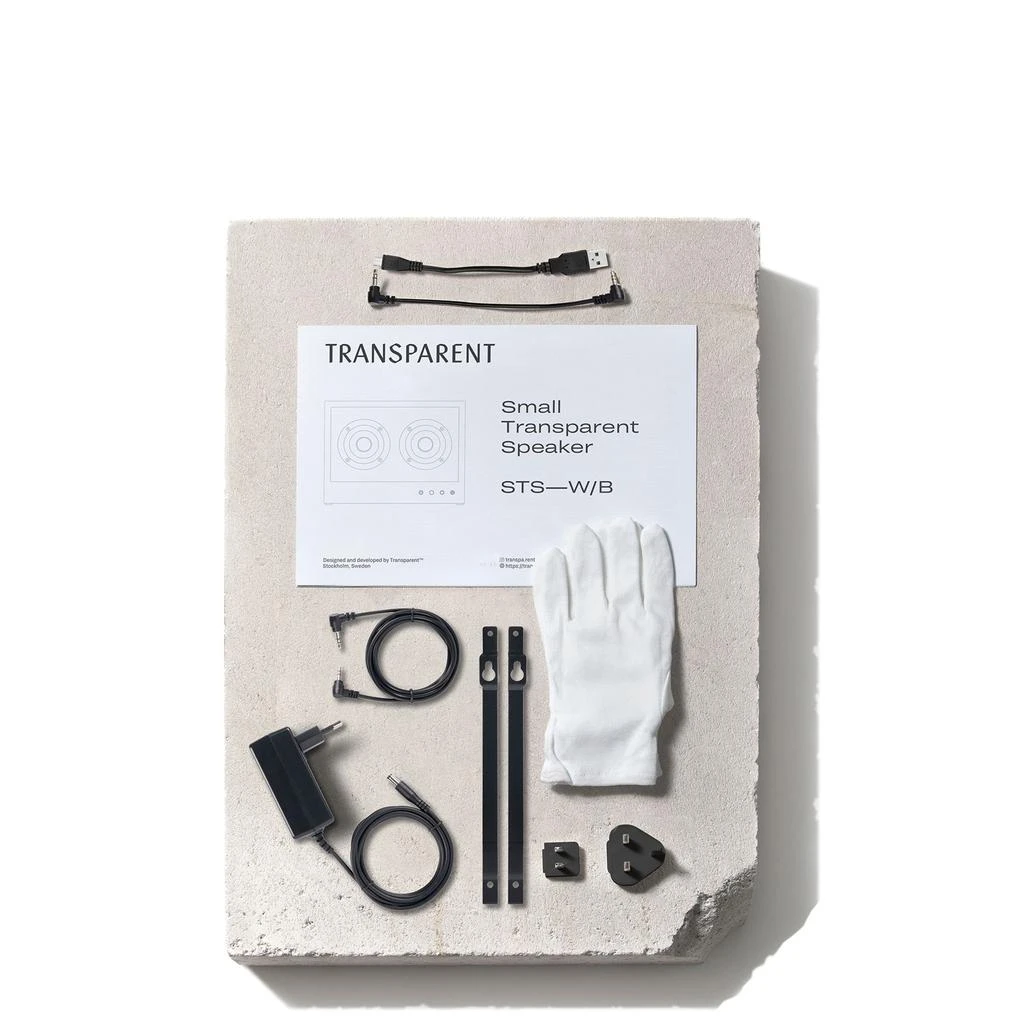 Transparent Small Speaker - Black 6
