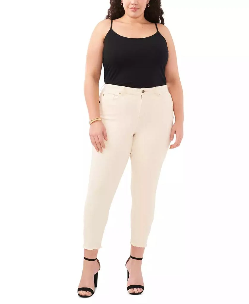 Vince Camuto Plus Size Released-Hem Ankle Jeans 3