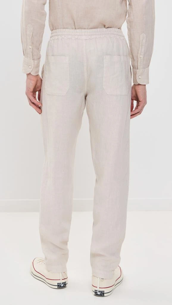 Fedeli Bonifacio Drawstring Linen Pants 2
