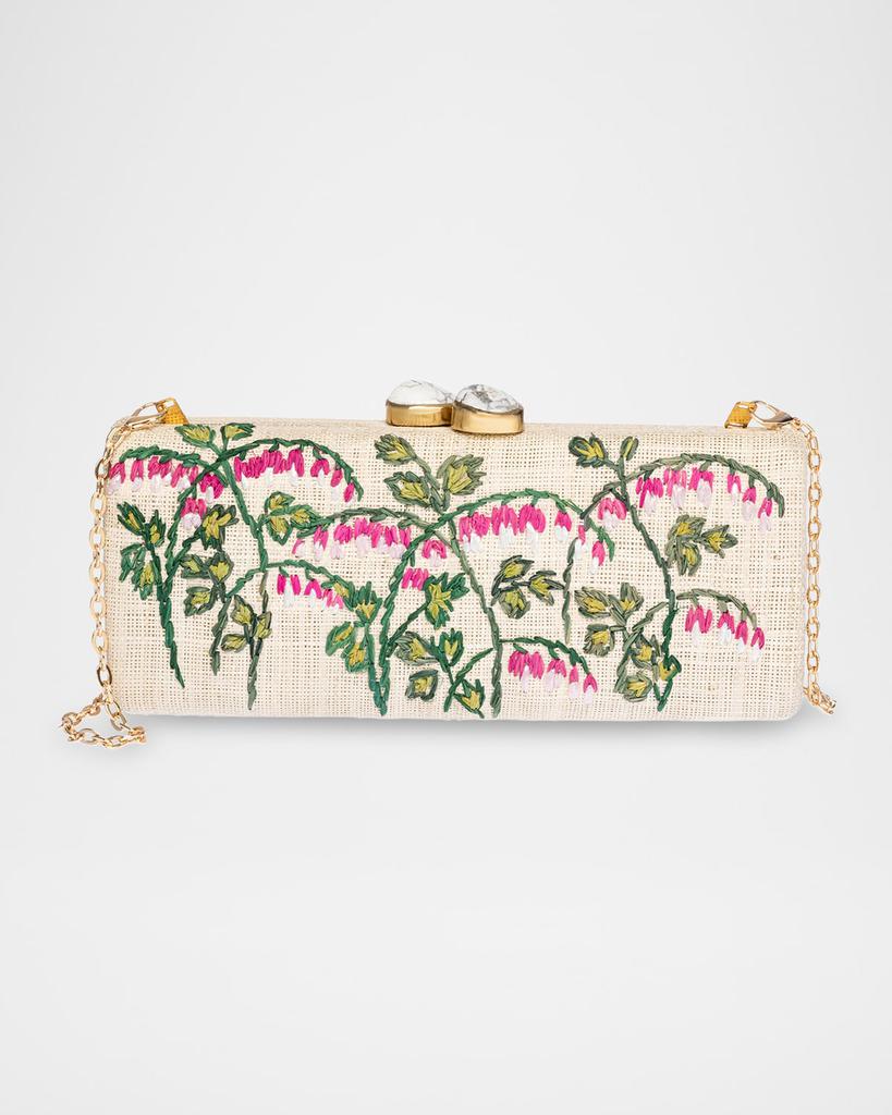 Rafe Alessandra Flower Long Clutch Bag