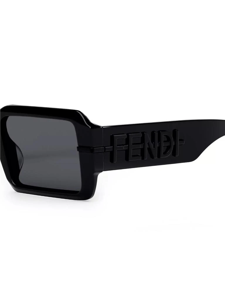 Fendi O'Lock Fendigraphy 52MM Rectangular Sunglasses 3