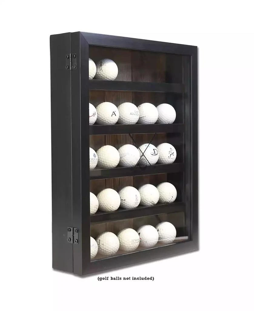 Lawrence Frames Golf Ball Shadow Box Display Case - Holds 25 Logo Balls, 11" x 14" 2