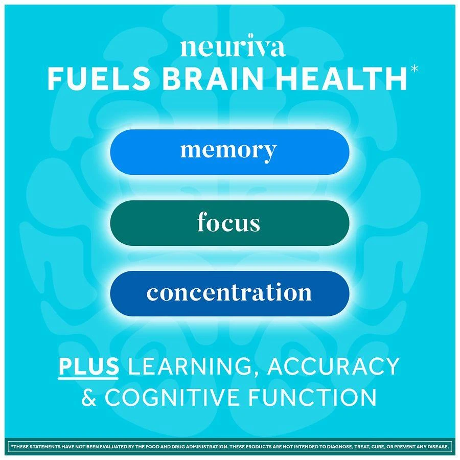 Neuriva Brain Health Supplement, Vitamins B12 & B6, Support for Memory and Focus 6