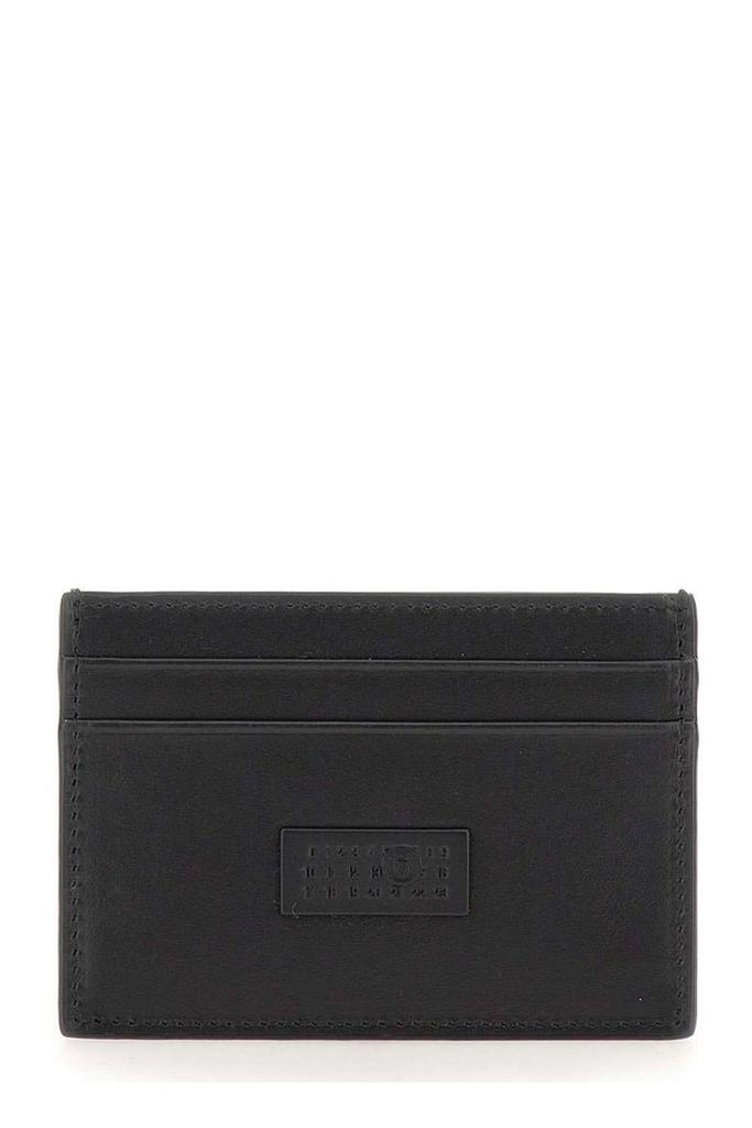 マルジェラ【MM6/エムエム６】 JAPANESE 6 FLAP WALLET Black Leather Japanese 6 Flap Wallet | MM6