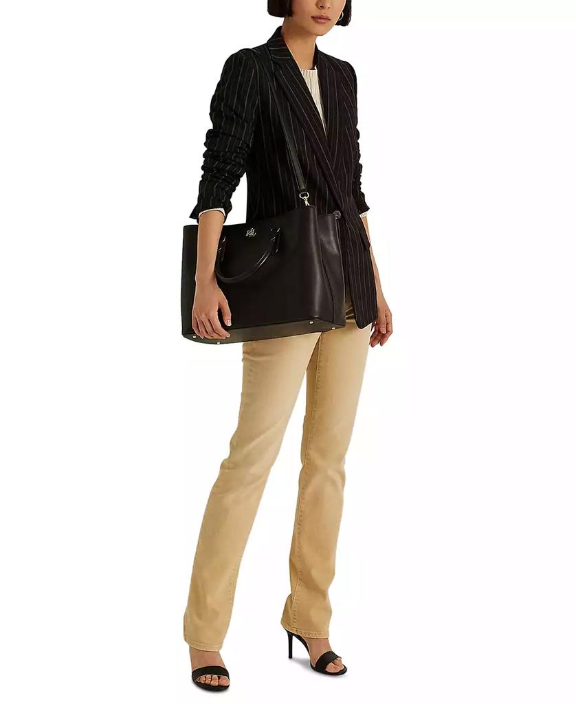 Lauren Ralph Lauren Women s Full Grain Smooth Leather Large Marcy Satchel Tote Bags Free Shipping BeyondStyle
