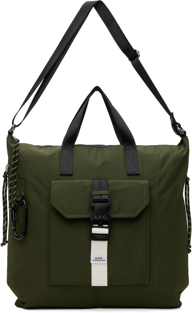 A.P.C. Khaki Trek Tote 1