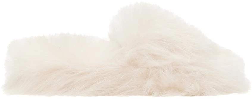 Bottega Veneta White Resort Slides 1