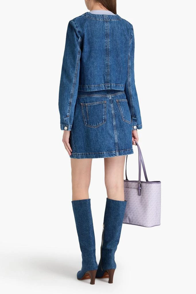 Derek Lam Ezra cropped denim jacket 3