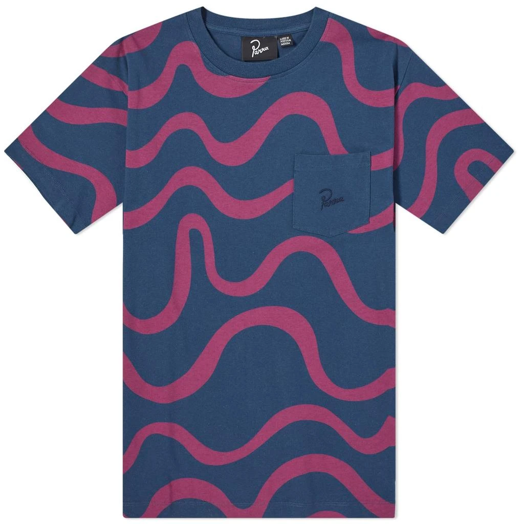 By Parra By Parra Sound Waved T-Shirt 1