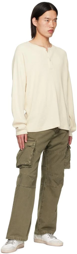 Golden Goose Off-White & Green Ball Star Sneakers 5