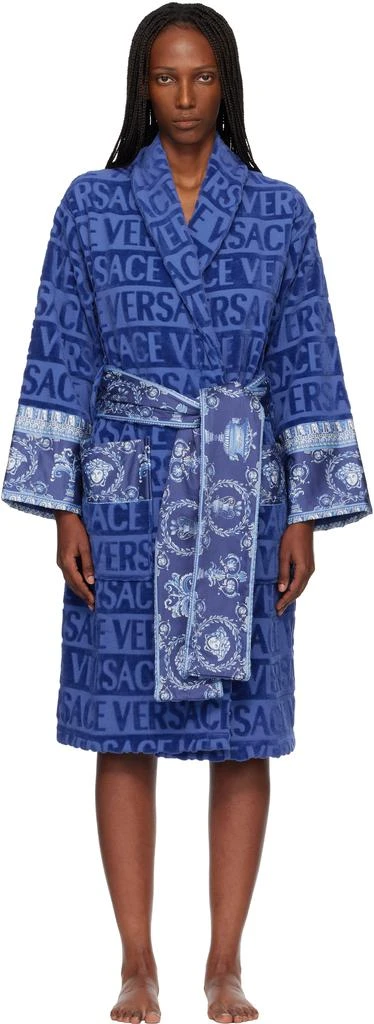 Shop Blue 'I Heart Baroque' Bathrobe on Sale at BeyondStyle  Get 16% Off  Blue 'I Heart Baroque' Bathrobe with Limited-Time Flash Deals, Exclusive  Discounts, and Special Offers. Enjoy Unbeatable Savings on