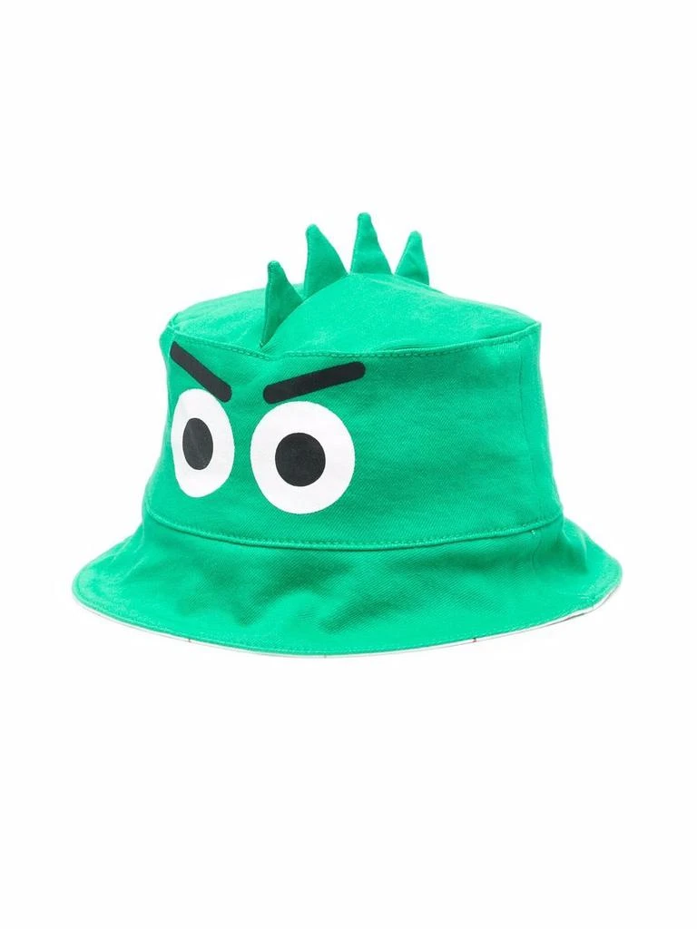 Shop crocodile bucket hat - kids - - - Green on Sale at  display picture 3