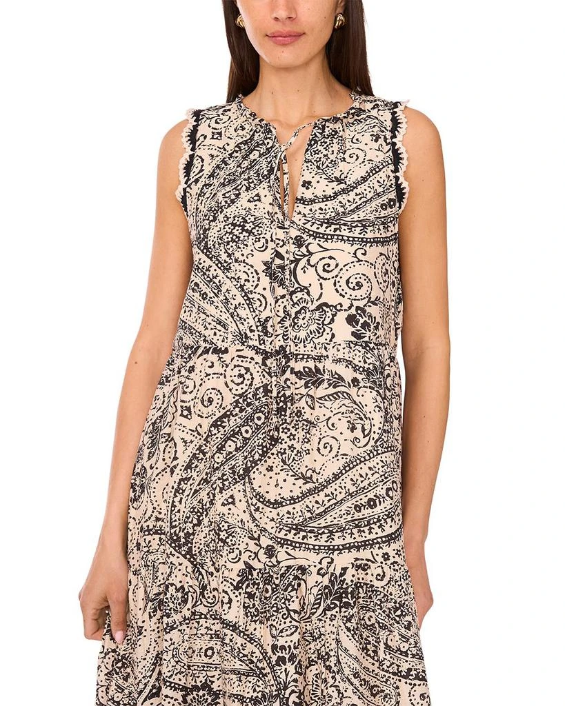 Vince Camuto Crochet Trim Maxi Dress 3