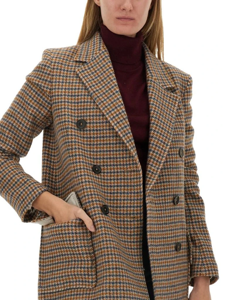 Paul Smith PS Paul Smith Double Breasted Houndstooth Coat 4