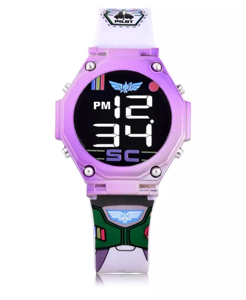 Accutime Unisex White Silicone Strap LED Touchscreen Watch