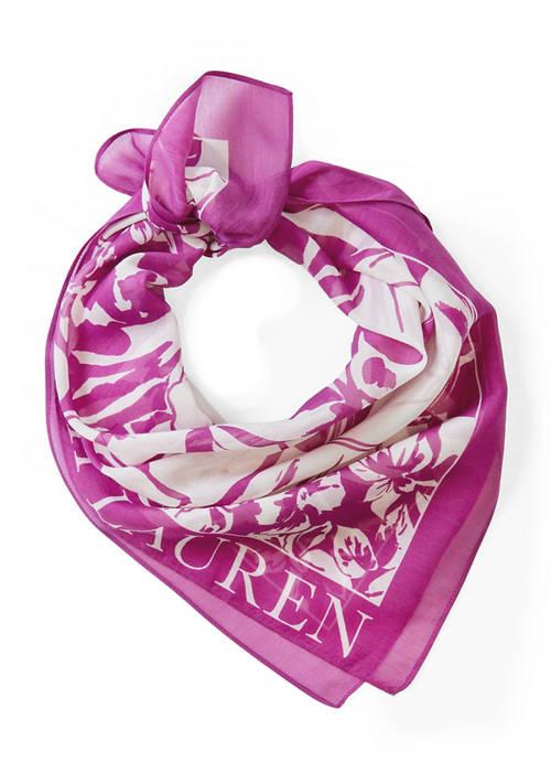 Ralph Lauren Ralph Lauren Tropical Leaf Square Scarf