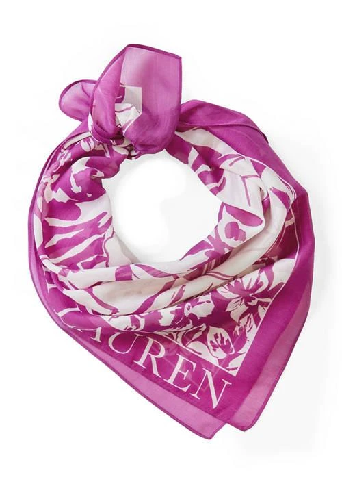 Ralph Lauren Ralph Lauren Tropical Leaf Square Scarf 1