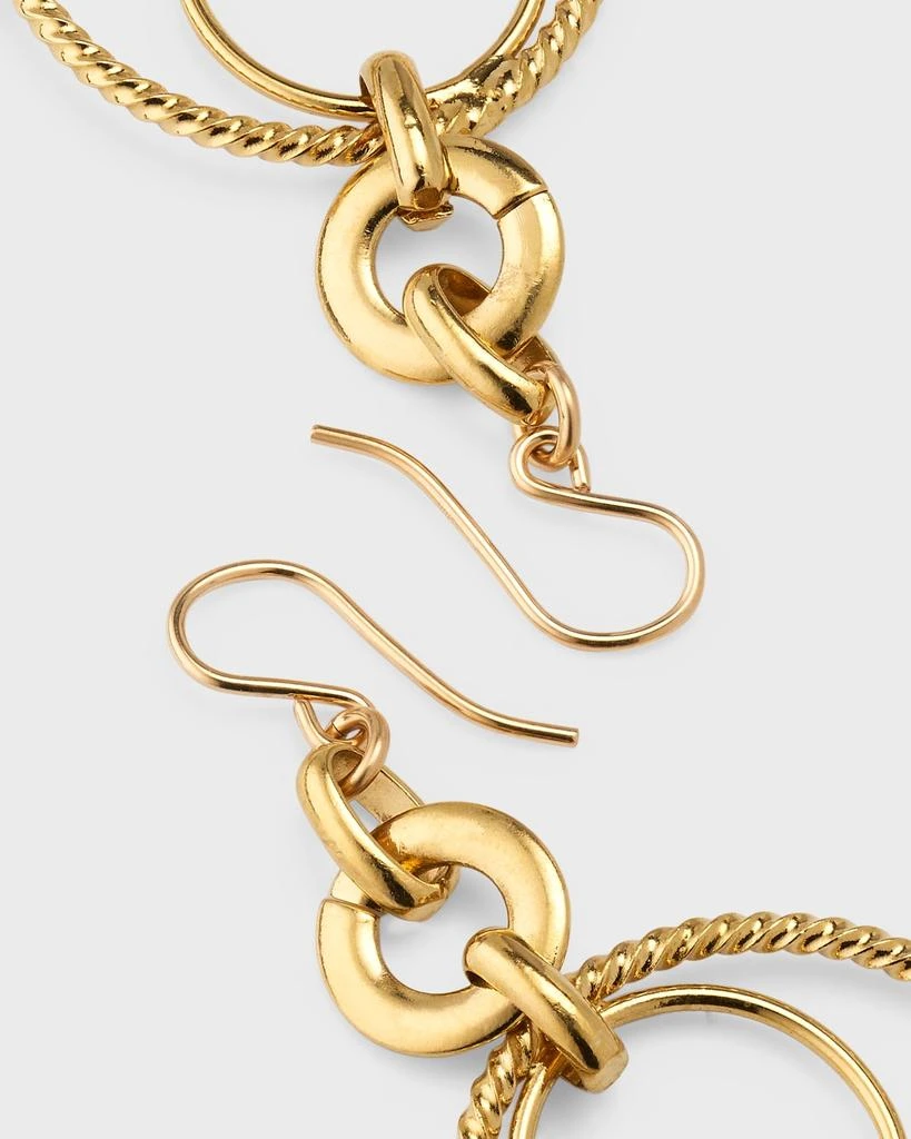 Devon Leigh Double Circle Drop Earrings 4
