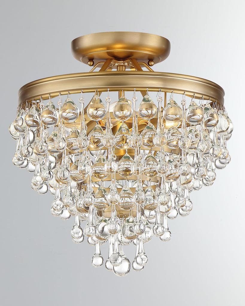 Crystorama Calypso 3-Light Crystal Mini Chandelier