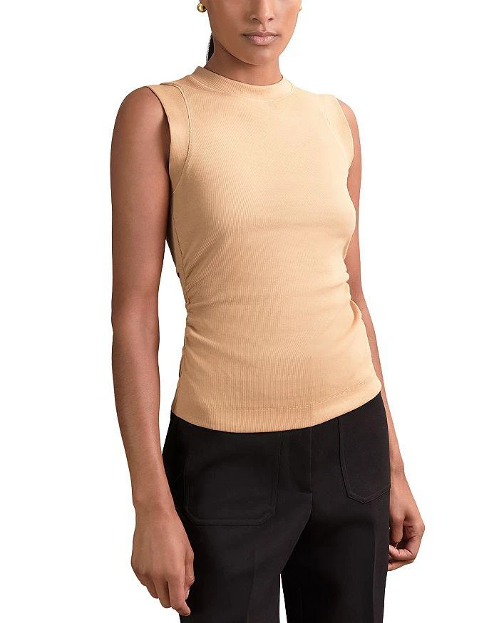 REISS Trudy Ruched Ribbed Vest new arrivals