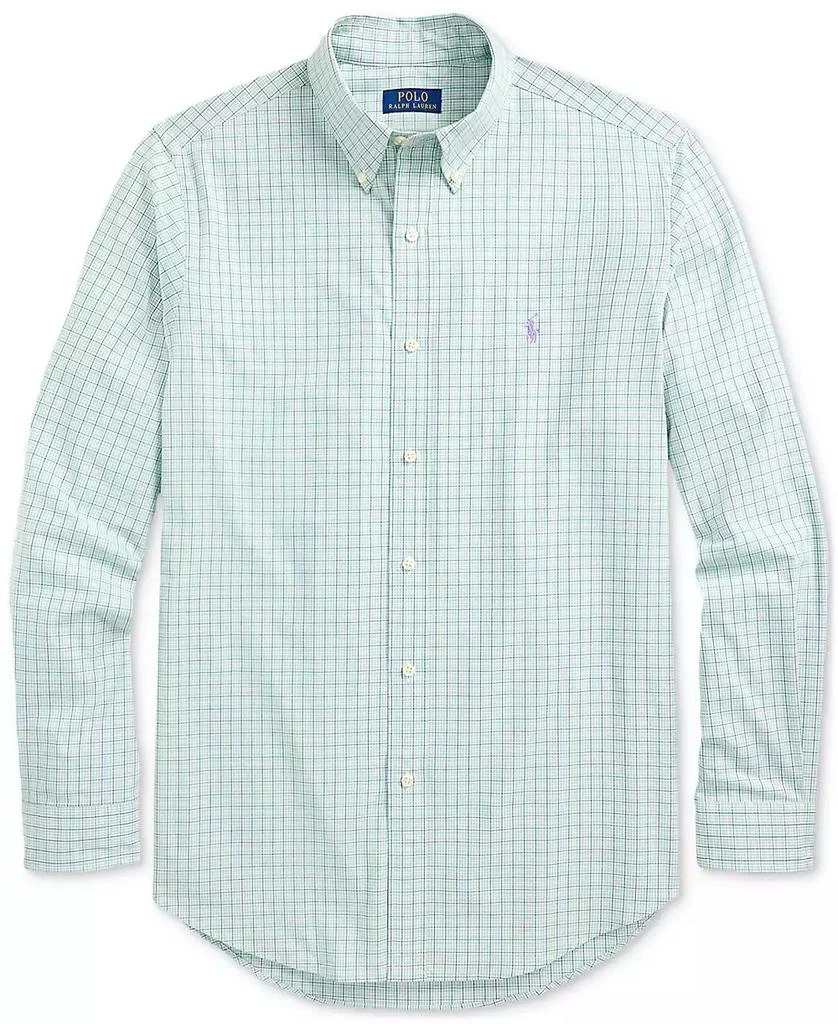 Ralph Lauren Men's Classic-Fit Checked Stretch Poplin Shirt 5