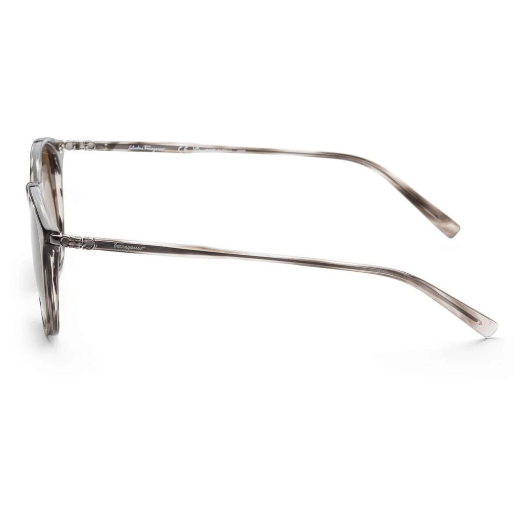 Salvatore Ferragamo Ferragamo Men's Grey Round Sunglasses 2