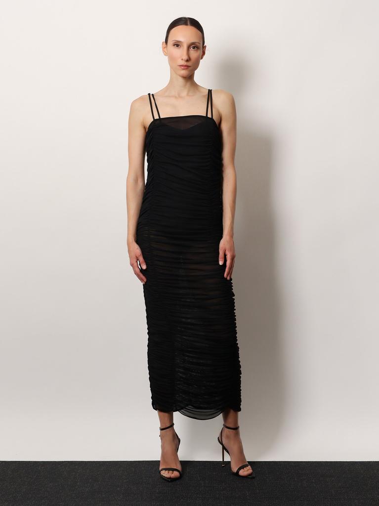 ACTUALEE Nylon draped dress