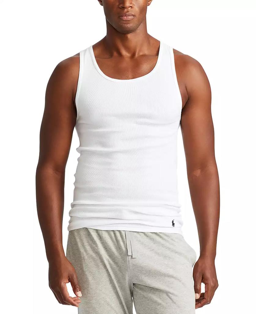 Ralph Lauren Men's 5-Pack Cotton Undershirt Tank Tops