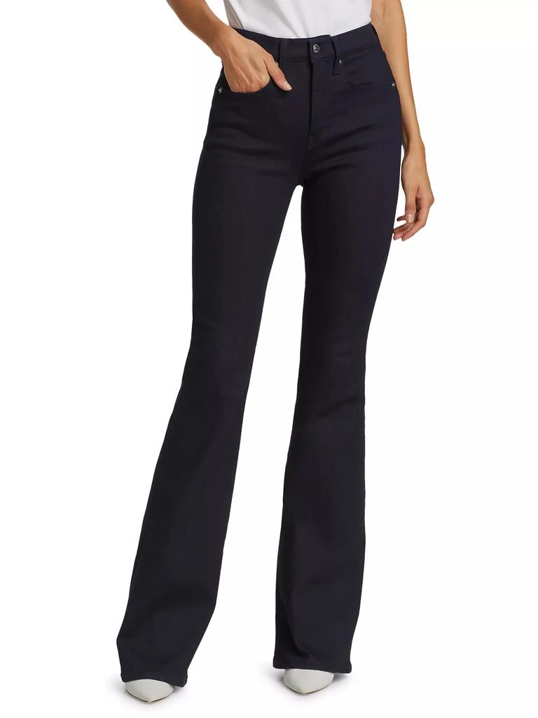 VERONICA BEARD Beverly High-Rise Skinny Flared Pants 2