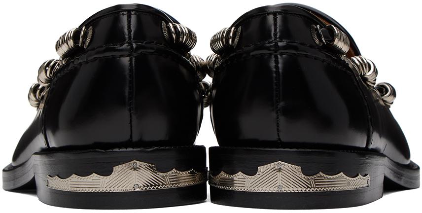 Toga Virilis Black Polished Loafers