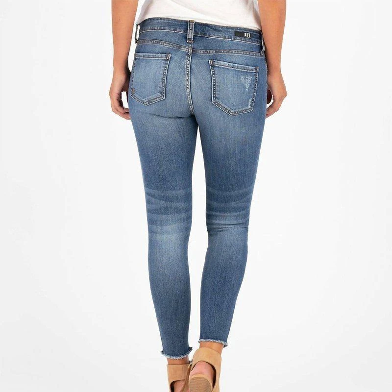KUT from the Kloth Connie Ankle Skinny Jeans In Guileless 2