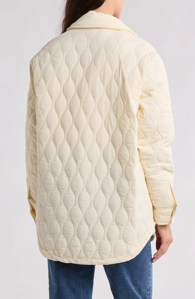 INDUSTRY REPUBLIC CLOTHING Quilted Padded Shirt Jacket 2