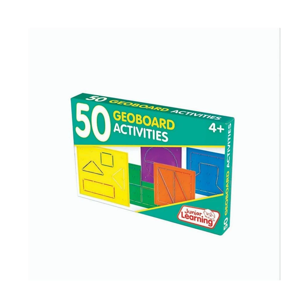 Redbox Junior Learning 50 Geoboard Educational Activity Cards for Math Skills