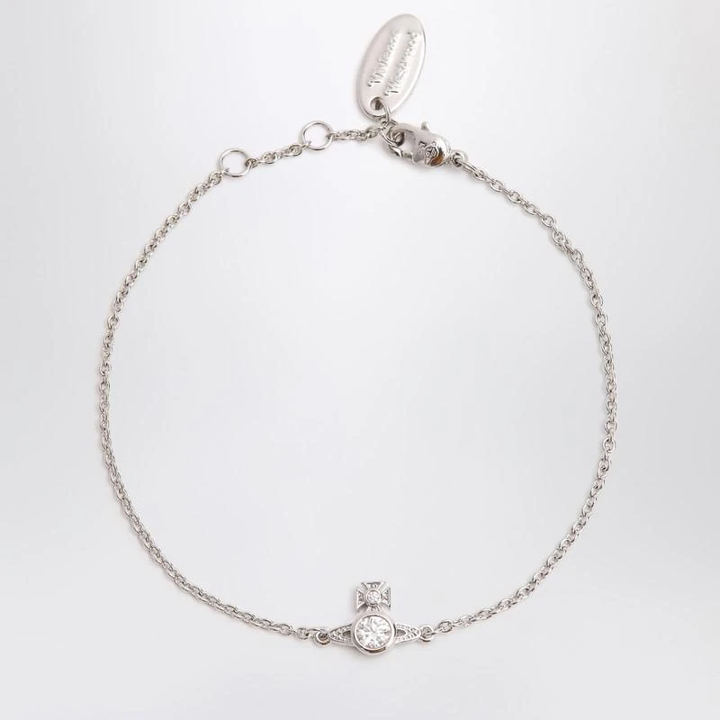Vivienne Westwood Orb logo bracelet with crystal