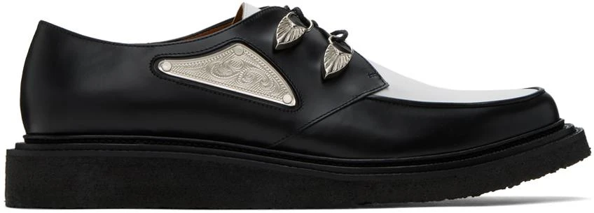 Toga Virilis Black & White Hardware Derbys 1