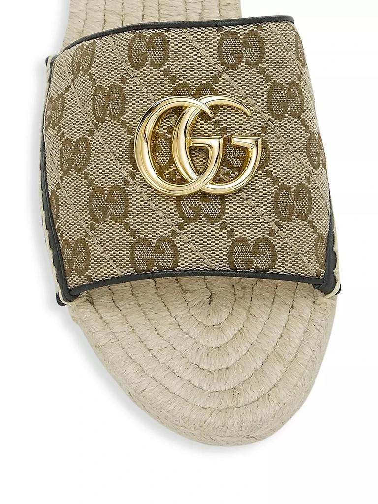 Gucci GG Matelassé Canvas Espadrille Sandal 4