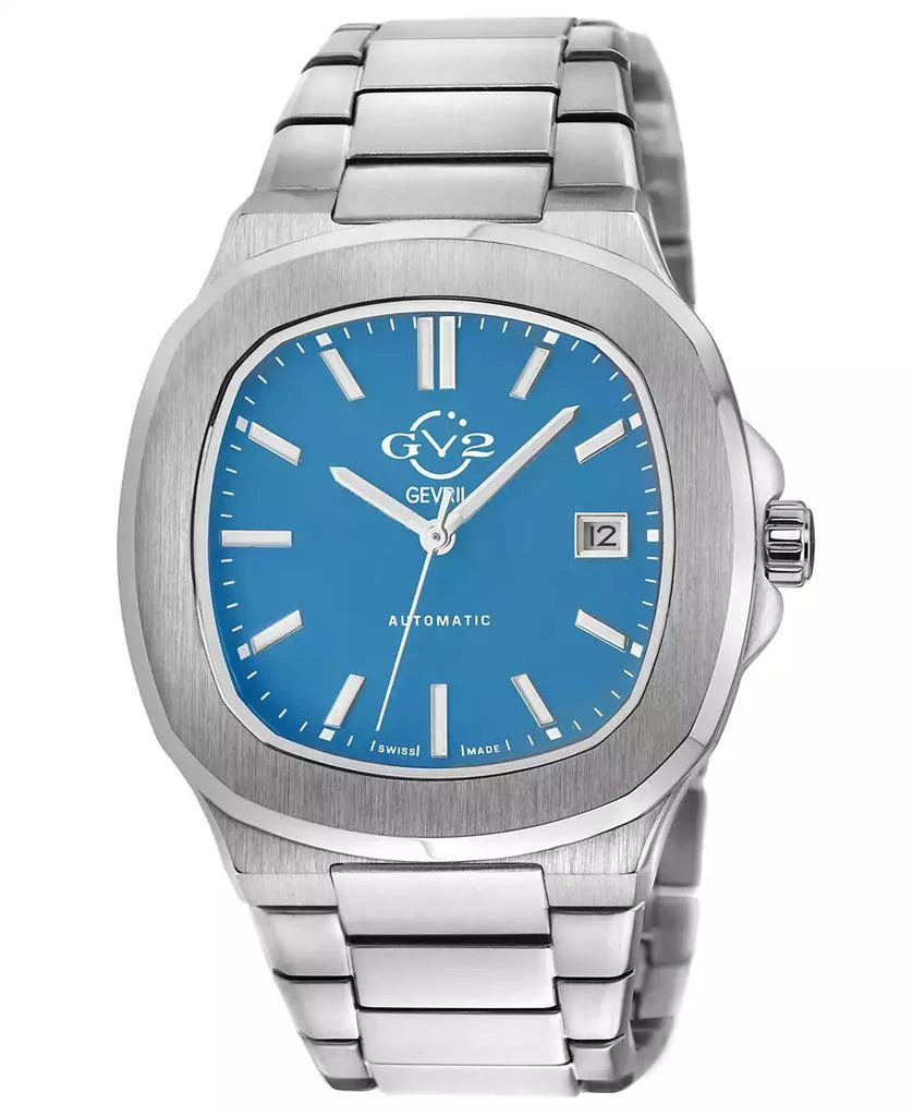 Gevril Men's Potente Automatic Silver-Tone Stainless Steel Bracelet Watch 1