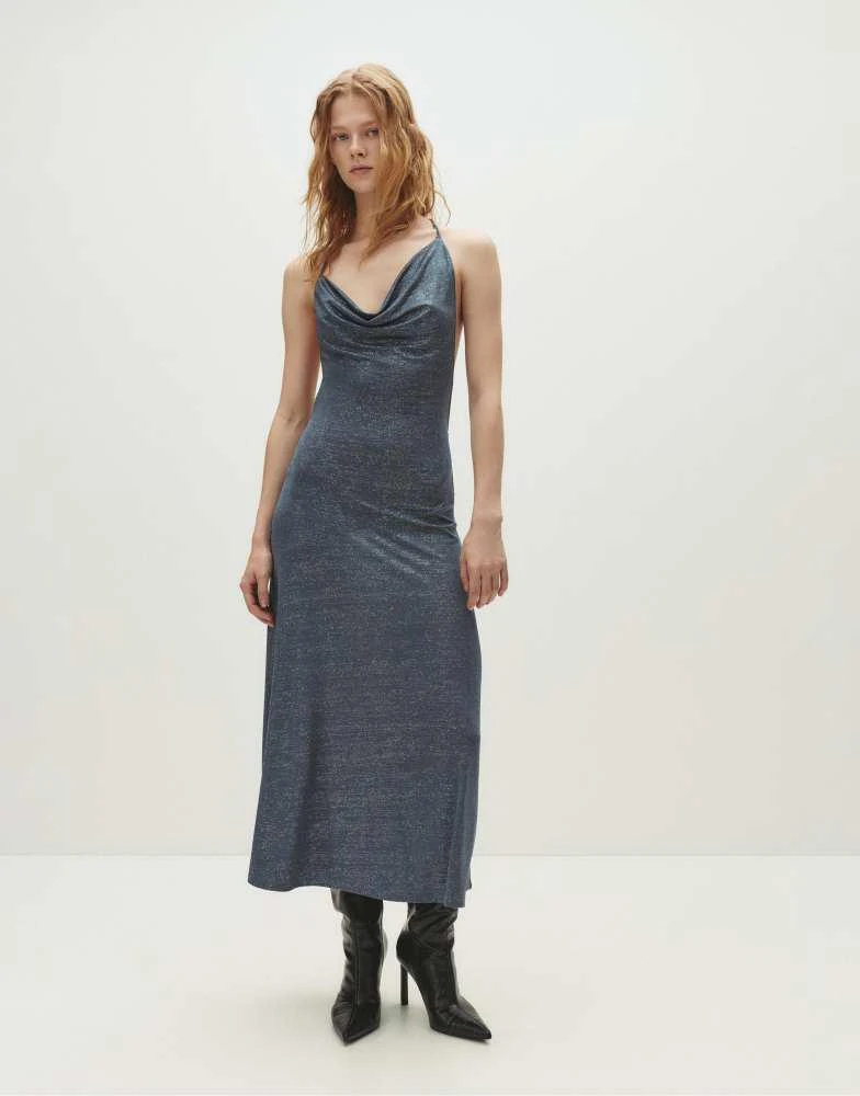 twist halter maxi dress Halter Twist Maxi Dress – OMONI BOUTIQUE