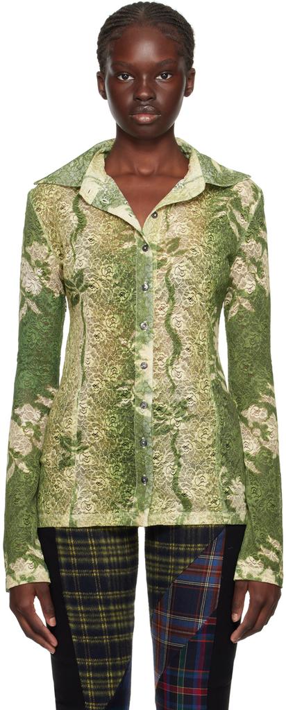 Rave Review Green Rosa Shirt