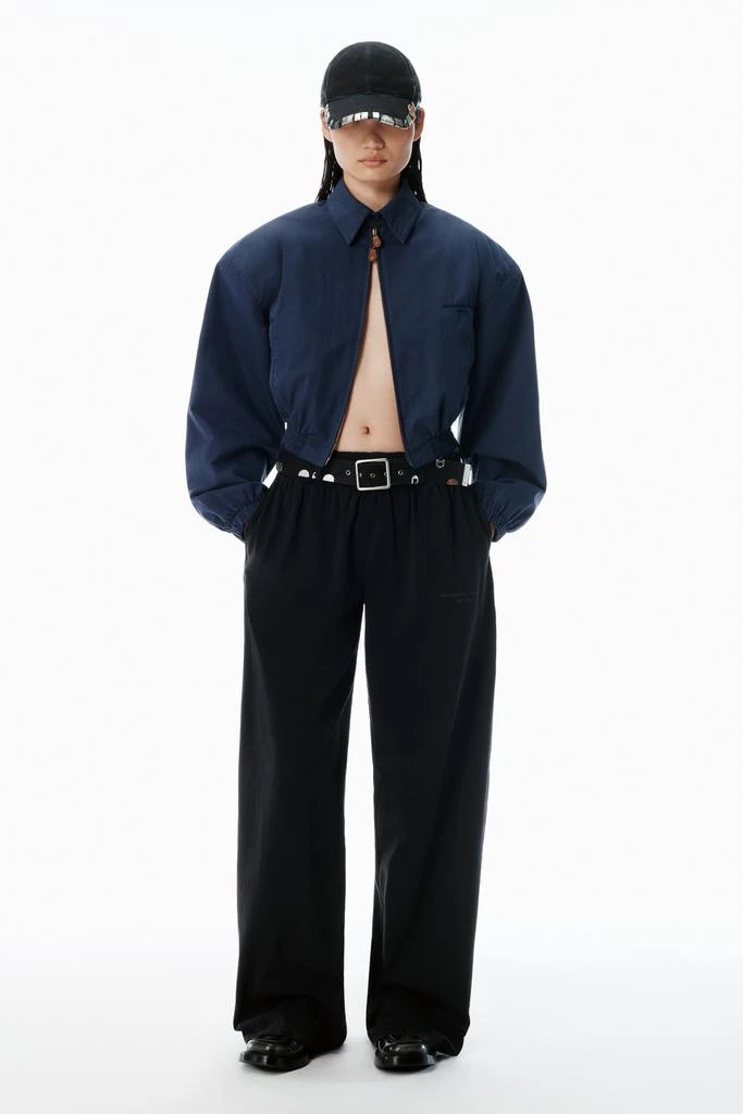 Alexander Wang Black Cotton-Jersey Sweatpants 1
