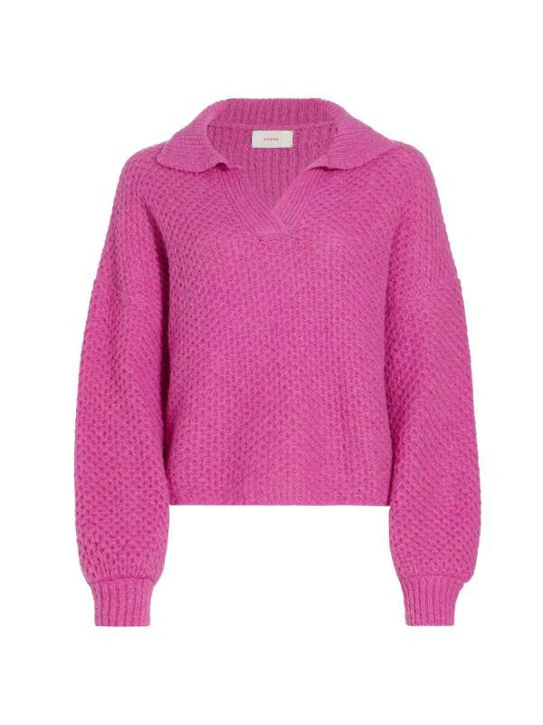 XIRENA Alpaca-Blend Textured Sweater 5