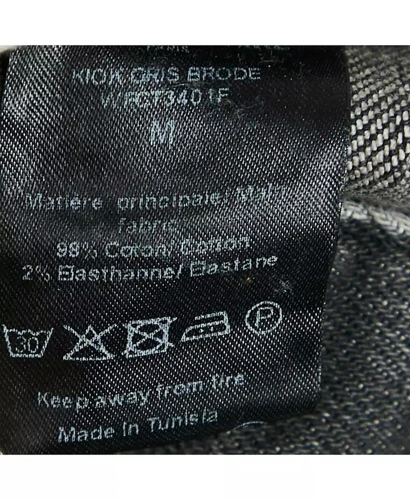 Pre-Owned Zadig 
Voltaire Women
s Grey Washed Denim Collar Neck Jacket 5