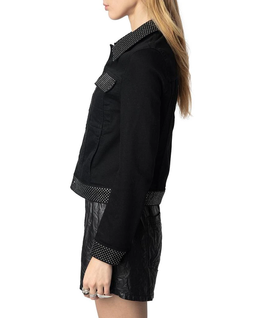 ZADIG 
VOLTAIRE Kioky Studded Denim Shirt 4